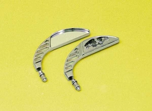 Universal Chrome Right Side Rearview Mirror SPAAN - Picture 1 of 1