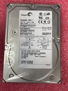 Seagate Cheetah ST3146707LC 10K.7 146 GB, SCSI 80PINS 10K RPM 3.5" Hard Drive - Picture 1 of 4