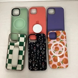 Apple iPhone 13 Cases Bundle Of 6 Cute Classic Floral Fruit - Picture 1 of 8