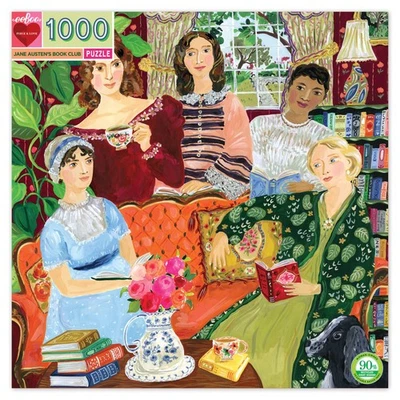 eeBoo Jane Austeen's Book Club-Puzzle per adulti in cartone riciclato con s OZjx - Immagine 1 di 4
