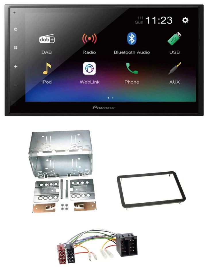Pioneer USB Bluetooth DAB 2DIN MP3 Autoradio für Alfa Romeo 159 Brera Spider ab - Bild 1 von 4