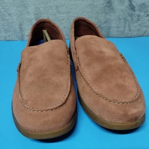 Clarks Men's Flexway Step Size 10 Men's Wide Light Red Suede 26176957 - Picture 1 of 14
