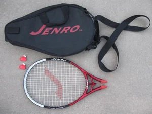 Jenro Titan verstärkter Twin Tennisschläger Kopf und Tasche und Schlüssel. RAR - Bild 1 von 12