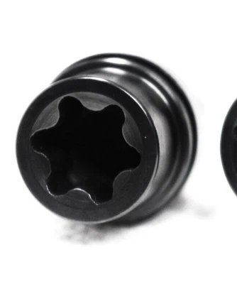 Tornillo de rueda Torx negro titanio 14x1,5 Audi VW Bentley Mercedes Genesis Foto 1 de 4