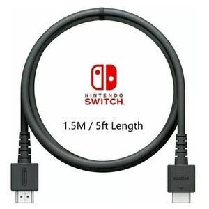 Original Nintendo Switch HDMI Cable - 1.5m Compatible TV Dock/Wii/SNES - Picture 1 of 6
