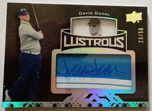 2013 PGA David Duval Upper Deck Patch Auto /50 - Picture 1 of 2