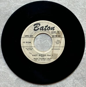Noble 'Thin Man' Watts& His Rhythm Sparks - Easy Going - 1957 - 45RPM PROMO - Picture 1 of 2