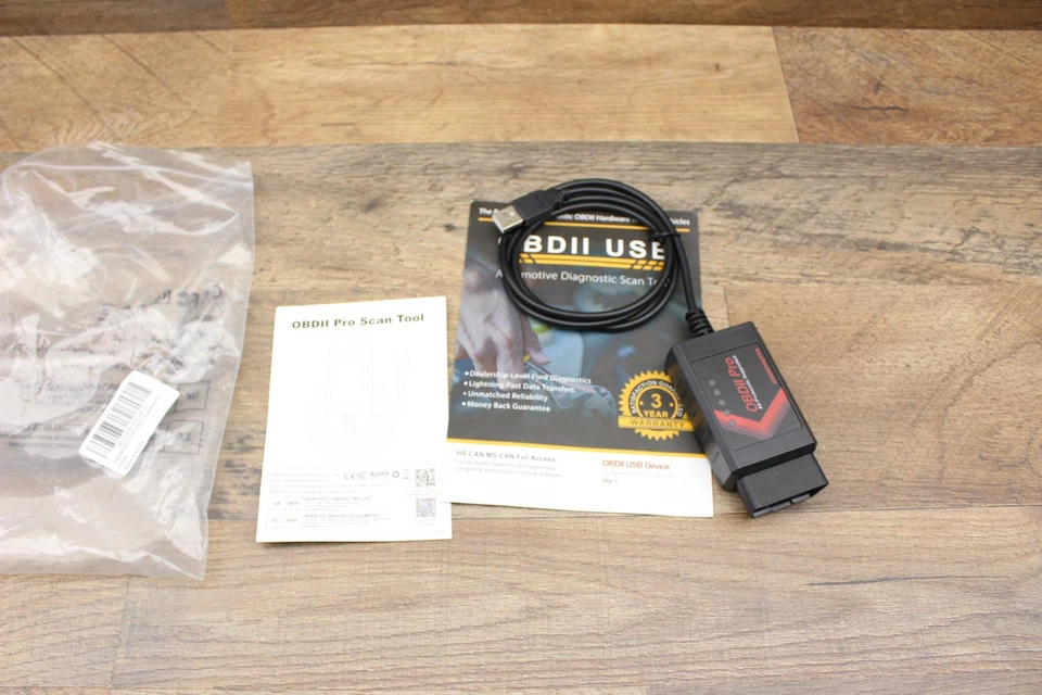 Adaptador ELM327 OBD2 Compatible con F150 F250 y Más, para MS/HS CAN Foto 1 de 1