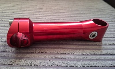 retro ringle 1” 130mm red mtb stem 25.4mm bike  - Image 1 of 4