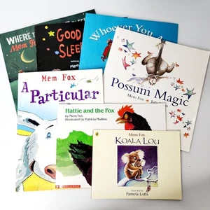 Mem Fox Book Bundle Lot Paperback Hattie And The Fox Koala Lou Presschool x7 - Picture 1 of 12