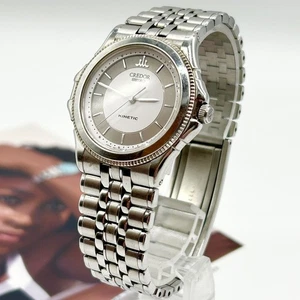 Seiko Credor Kinetic 18K Gold Herrenuhr Automatikaufzug S-104 Japan funktioniert - Bild 1 von 8