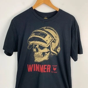Wash With Souls T-Shirt Large Black Skull Pochinki PlayerUnknown Battleground - Picture 1 of 9