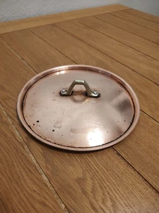 Antiker Kupferdeckel. Passend für 20cm Pfanne. - Bild 1 von 3