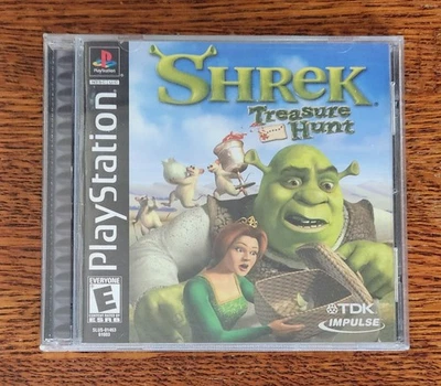Shrek: Treasure Hunt (Sony PlayStation 1, 2002) PS1 Game CIB Complete Tested - Image 1 of 3