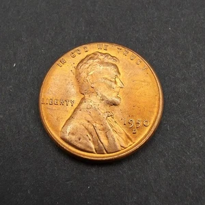 Penny centesimo di grano Lincoln 1950 D FDC fior di conio non circolato  - Foto 1 di 2