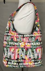 Bolso Okinawa Cartera Robin Ruth Flor Algodón Lona Japón Cremallera Moda Bolso Artístico - Imagen 1 de 16
