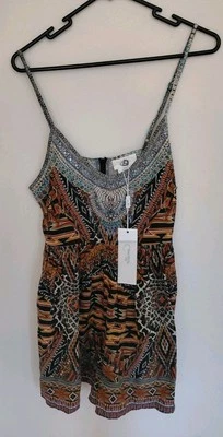 Mono Camilla Franks Dawn Of Time de seda reunida talla 1 10 pequeño $4 EXPRESS Foto 1 de 4