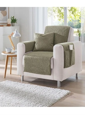 Überwurf 50 x 200 cm - Sessel- oder Sofaläufer taupe Gr. 2 NEU - Bild 1 von 2