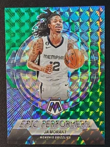 2022-23 Mosaic Ja Morant Epic Performers Green #8 Grizzlies - Bild 1 von 2