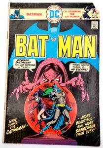 KIOSQUE À JOURNAUX BATMAN #266 (1975) /VG-/ CATWOMAN DC COMICS ÂGE DU BRONZE - Photo 1/2
