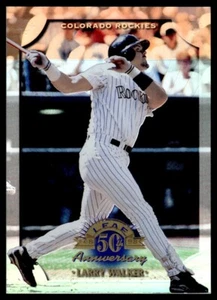 1998 DONRUSS COLLECTION PRIZED LEAF RETRO LARRY  WALKER - - Picture 1 of 2