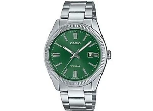 CASIO MTP-1302D-3AJF Mens Watch Dark Green Dial Analog Collection Japan NEW - Picture 1 of 24