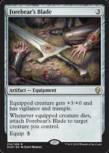 FOREBEAR'S BLADE NM Dominaria mtg Grey - Artifact Rare - Picture 1 of 1