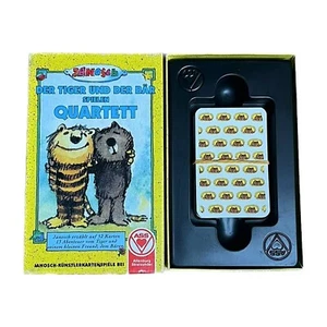 Janosch Quartett Kartenspiel Tiger & Bär Kinder Serie Altenburg Stralsund ASS - Bild 1 von 6
