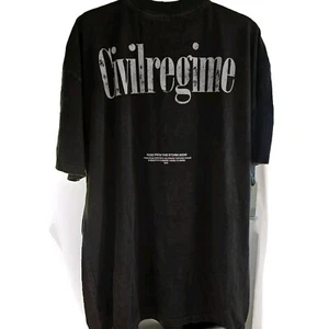 Civil Regime SIN COLLECTION Ltd 1/500 Roses From Concreate Distressed GREY SZ LG - Picture 1 of 11