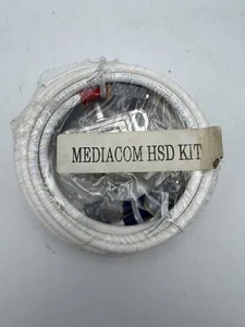 Mediacom HSD Kit Cord Setup *NEW* Sealed Fast Shipping Coaxial - Afbeelding 1 van 4