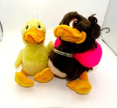 Alfred J. Kwak & Winnie Plüschtier Kuscheltier Ente 90er Vintage I Plüsch Heunec - Bild 1 von 4