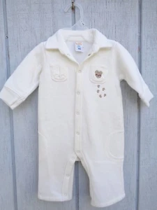 Old Navy Cozy Fleece Sweatromper Romper Bodysuit Bunting Baby Boys 3-6m 3m 6m - Picture 1 of 7