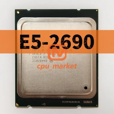 Intel Xeon E5-2690 SR0L0 2.9GHz 8 Cores 16 Threads 135W LGA2011 CPU Processor - Image 1 of 3