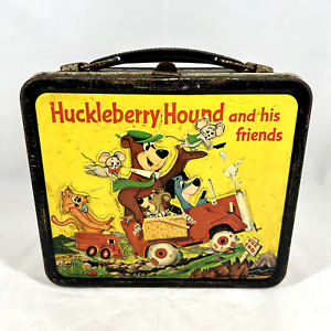Vintage 1961 Huckleberry Hound Quick Draw McGraw Lunchbox