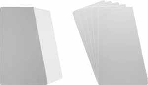 (100) Comic Book Bin Index Divider Cards - Sloped 7"x11" - White Standard 30mil - Picture 1 of 2