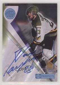 2001 CHL Prospects Game Used Edition Signatures of Tradition Jay Harrison Auto