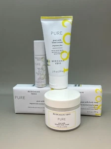 Beekman 1802 Lot Pure Goat Milk Hand Cream, Lip Balm, Soap, Whipped Body Cream - Picture 1 of 5