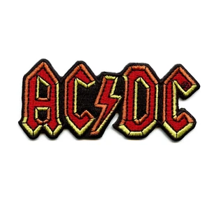 ACDC Rock Band Embroidered Iron On Patch - Picture 1 of 2