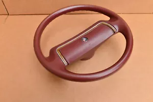 77-90 Buick Regal Lesabre Electra Estate Wagon Steering Wheel Maroon - Picture 1 of 7