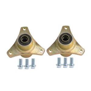 Par de bujes de rueda de eje delantero de 15 mm y 3 pernos para carro de golf Go Kart con llanta de neumático de 6"" 7"" - Imagen 1 de 6