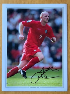 John Hartson signiertes Wales Foto 16x12 APHTAL COA (a) - Bild 1 von 1