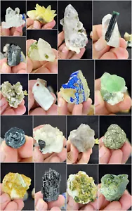 Natural Mix Mineral Crystal Specimens Lot From Afghanistan, Pakistan 914g 18Pcs - Picture 1 of 19