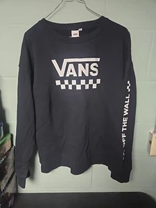 Vans Men’s Size L Black BMX “Off The Wall” Long Sleeve Sweatshirt - Picture 1 of 6