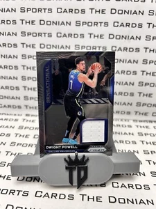 2020-21 Panini Prizm Sensational Swatches Dwight Powell #SSW-DPW Game Worn Patch - Picture 1 of 2