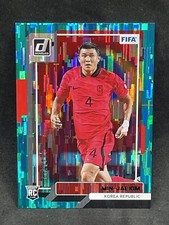 Min-Jae Kim 2022-23 Donruss Soccer Teal Rookie Card /199 Korea World Cup