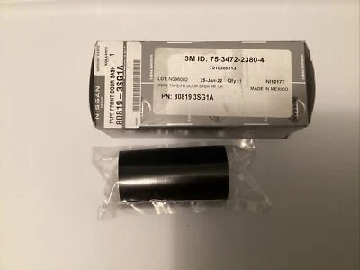 Nissan Sentra 2013-2018 puerta delantera izquierda marco de cinta negro 80819-3SG1A Foto 1 de 2