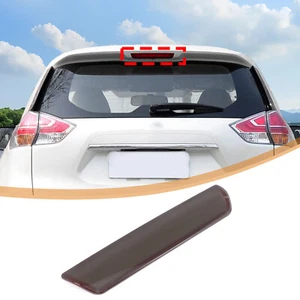 ABS Smoked Black Car Tail High Brake Light Cover Trim For Nissan X-Trail 2014-20 - Picture 1 of 12