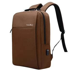 15.6" Laptop Backpack - Business Slim Travel Bag with USB Charging Port - Picture 1 of 7