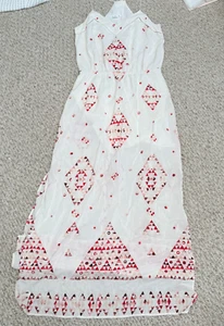 Club Monaco Dress Women Sz 2 100% Silk Chiffon Preppy Beach Flowy Wedding - Picture 1 of 9