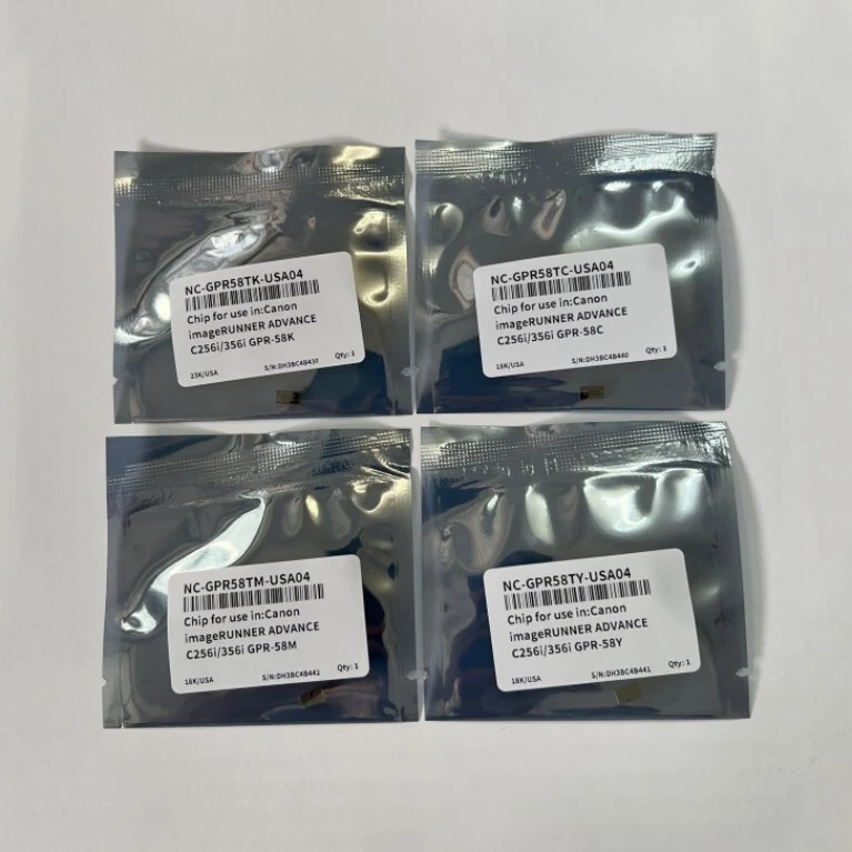 GPR-58 Toner Chip for Canon imageRUNNER ADVANCE C356iF III/C256iF II/DX257IF - Image 1 of 1